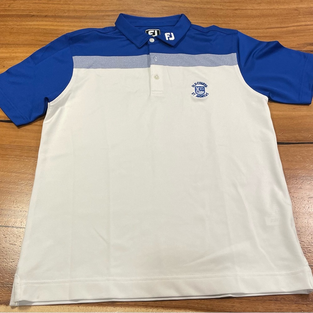 Footjoy youth large polo, St Andrews Old Course, like new
